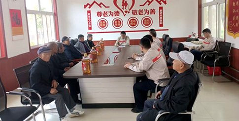品品好粮油公司党支部走访慰问老年人