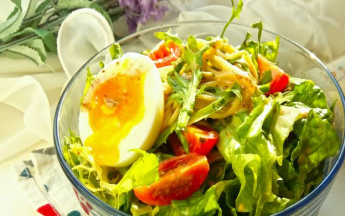 品品好粮油面条做法大全之蔬菜面条沙拉